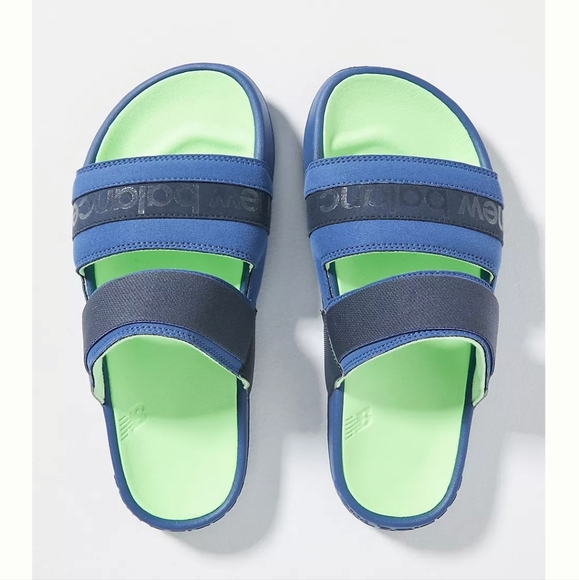 New Balance | Shoes | New Anthropologie Balance Navy 22v2 Slide Sandals  Size 7 | Poshmark